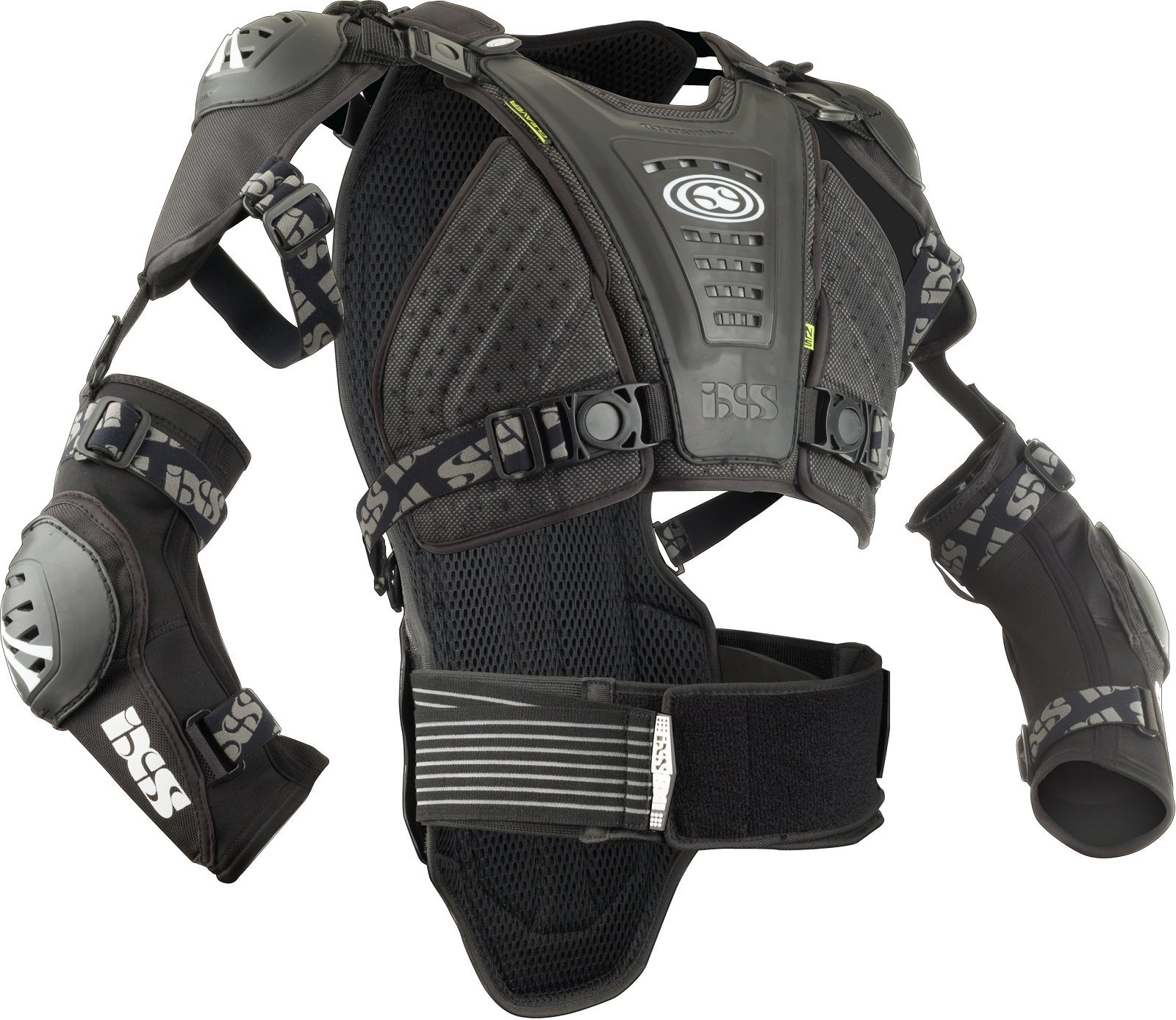 ISS ブラック プロテクターセット フリーサイズ CLEAVER Amazon.co.jp: IXS Cleaver Jacket chestプロテクターブラック : 車